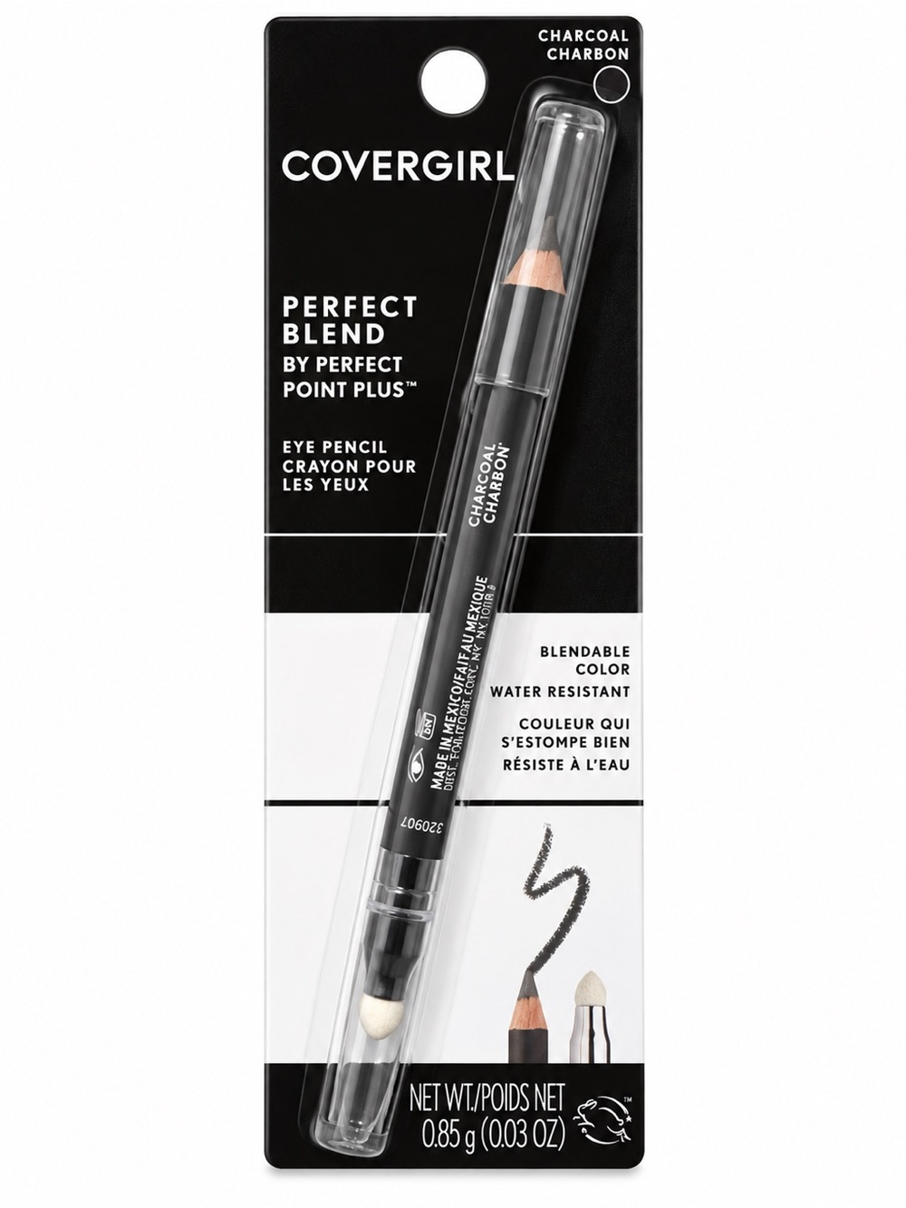 COVERGIRL Perfect Blend Eye Pencil - Charcoal Black